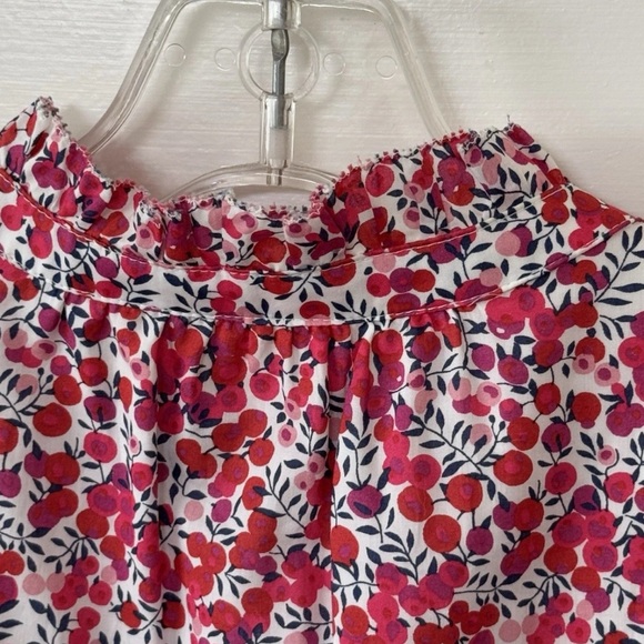 J. Crew Red Floral Sleeveless Dress - Picture 7 of 9